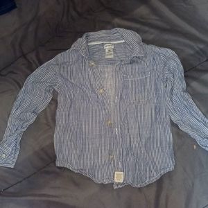 4t boys button up top